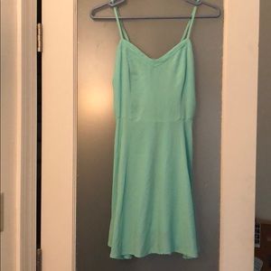 Aeropostale spaghetti strap mint colored dress